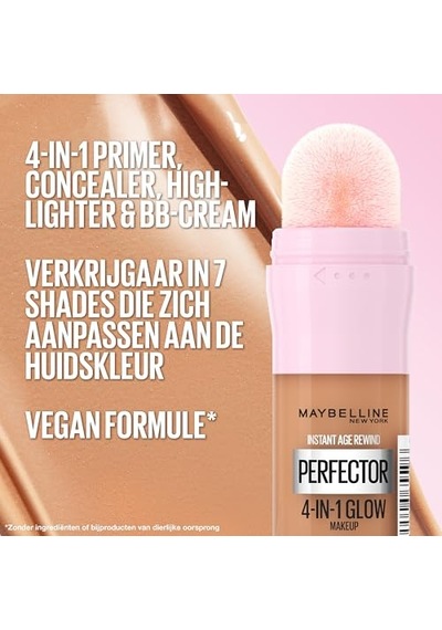 Maybelline New York 4'ü 1 Arada Kapatıcı, Bb Krem, Instant Perfector Glow 20 Ml - No. 01 Light 00
