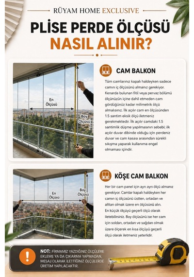 Tül Serisi Plise Perde Açık Gri Kumaş + Beyaz Profil Kasa Cam Balkon Perdesi