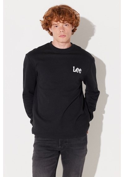 Lee Regular Fit Normal Kesim Bisiklet Yaka Siyah Erkek Içi Polarlı Sweatshirt L232518001 Siyah Lee Regular Fit Normal Kesim Bisiklet Yaka Siyah Erkek Içi Polarlı Sweatshirt L232518001 Siyah
