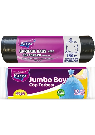 Çöp Torbası Hantal Boy Ve Jumbo Boy İkili Paket