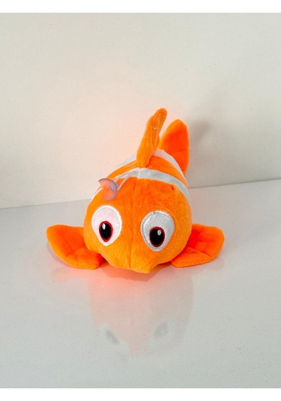 Joytoytr Balık Nemo Peluş Oyuncak 27cm Yapışkanlı Turuncu