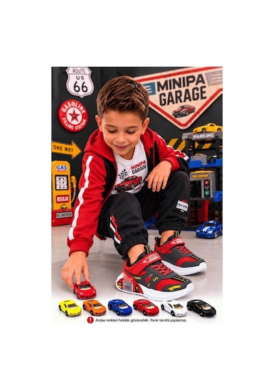 Minipa Garage Kırmızı Erkek Çocuk Garaj Tabanlı Çift Metal Arabalı Ortopedik Spor Ayakkabı Minipa Garage Kırmızı Erkek Çocuk Garaj Tabanlı Çift Metal Arabalı Ortopedik Spor Ayakkabı