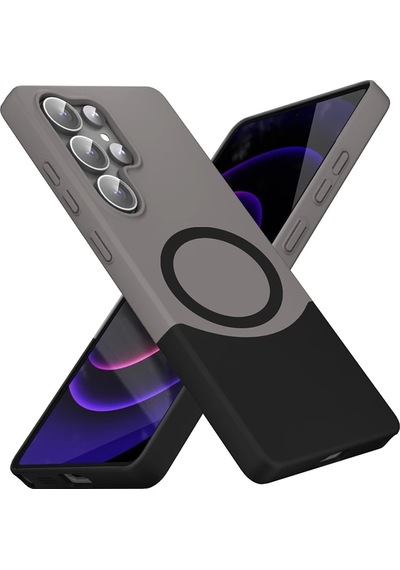 Galaxy   Uyumlu  S25 Ultra Kılıf M-safe Şarj Özellikli Mıknatıslı Zore Duble Kapak