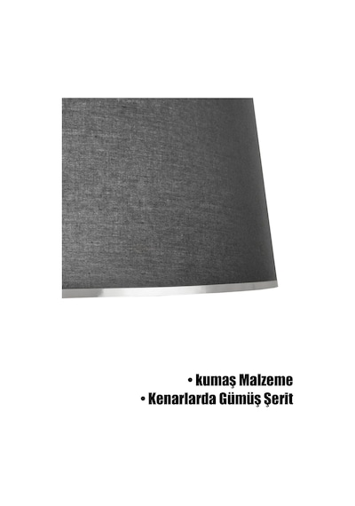 Siyah Gümüş Şeritli Lambader Şapkası Siyah