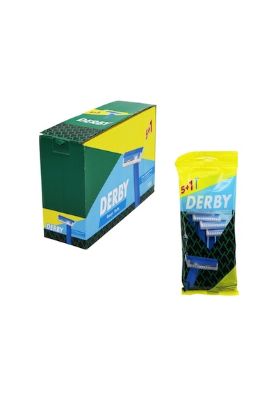 Derby Banyo - Body 5+1pcs X 12 Poşetli 72 Adet Saplı Jilet Timya/go1395 200435