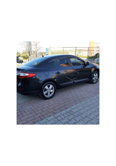 Renault Fluence 2009-2016 Uyumlu Mugen Cam Rüzgarlığı Seti Piano Black 4'lü İthal (00)(ŞüsCarOto Aksesuar)