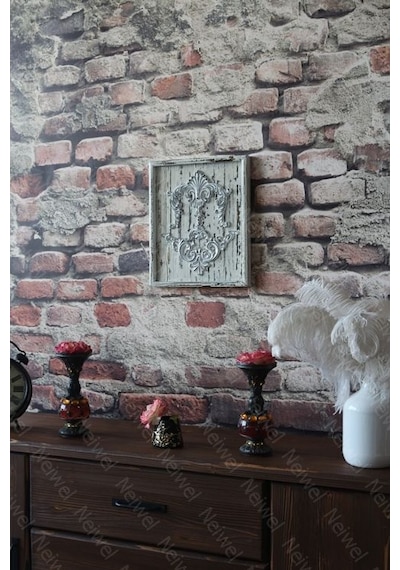 Neiwel Vintage Lien Eskitme Beyaz Tablo