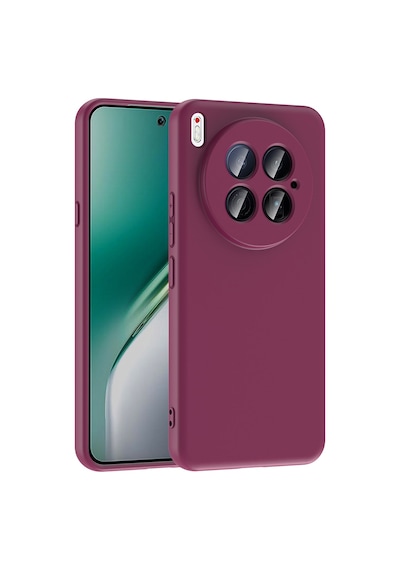 Tecno Camon 40 Premier 5g Kılıf Yumuşak Silikon Kamera Korumalı Lansman Pazarplus Koyu Mor