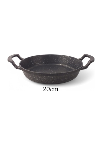 Deconox 2'li Granit Alüminyum Döküm Sahan Seti / Yapışmaz Yumurta & Kızartma Tavası / Granit Omlet Tavası 18cm Diğer