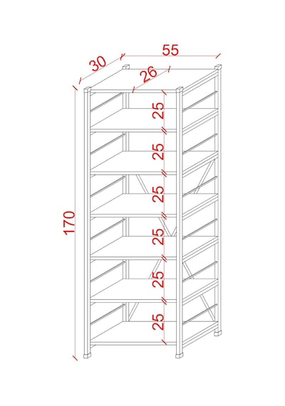 Asra Trend Petra Desen Metalk01 6 Raflı Metal Kitaplık 55 Cm Endüstriyel Modern Dekoratif Raf Ünitesi%100 Mdflam Kit Diğer Asra Trend Petra Desen Metalk01 6 Raflı Metal Kitaplık 55 Cm Endüstriyel Modern Dekoratif Raf Ünitesi%100 Mdflam Kit Diğer