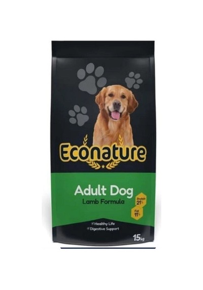 Econature Plus Yetişkin Kuru Köpek Maması Kuzu Etli 15 Kg 13+2 Kg Bonus Paket