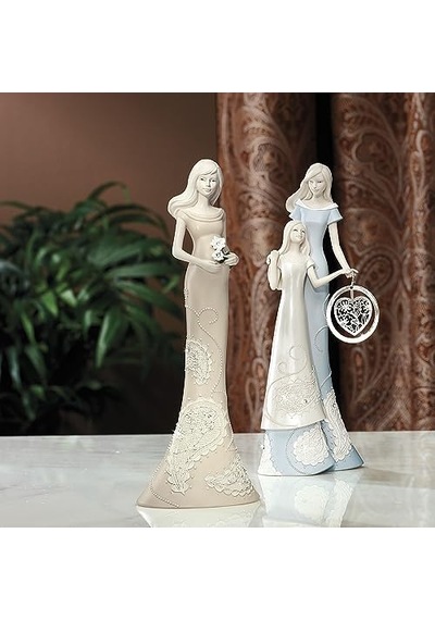 Little Things Mean A Lot Beklemeyin Mutter Figür, 20,3 Cm, Çiçek