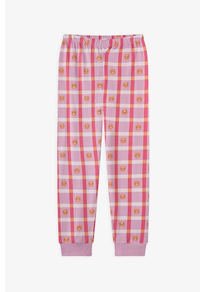 Penti Pembe Kız Çocuk Caturday Night Uzun Kollu Pamuklu 2'li Pijama Takımı