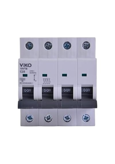 10vtb-4c25 Otomatik Sigorta 10ka C Tipi 4 Kutup 25a