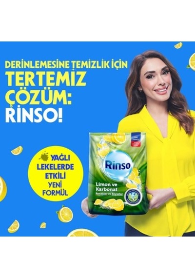 Limon Ve Karbonat İçeren Beyazlar İçin Toz Deterjan 10 Kg
