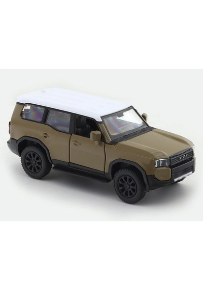 Uzak Doğu Serisi Toyota Land Cruiser 250 Prado Bej Açılır Kapılar Diecast Metal Model Araba 11 Cm