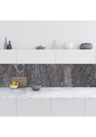 Mutfak Tezgah Arası Folyo Fayans Kaplama Folyosu Limestone Marble