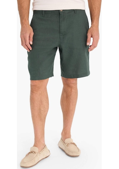 DeFacto %100 Keten Regular Fit Yazlık Bermuda Şort D9931AX25SMKH498