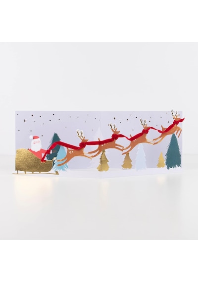 Santa's Card - Noel Baba Tebrik Kartı - 3d