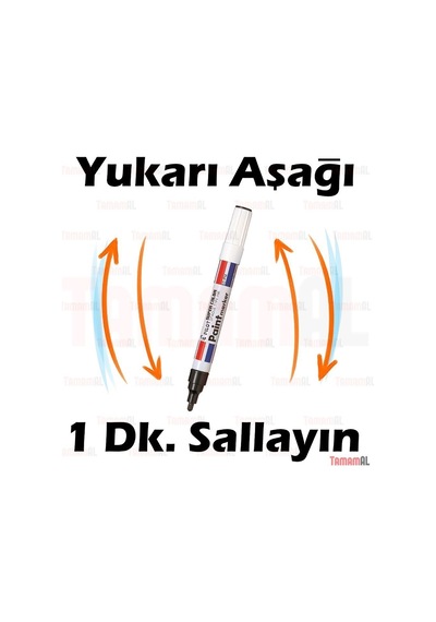 Marvy Araç Kaporta Rötuş Sarı Boya Kalemi (Çok Kaliteli) Japon