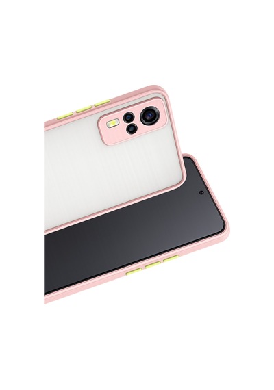 Vivo Y53s Uyumlu Kılıf Montreal Silikon Kapak - Pembe