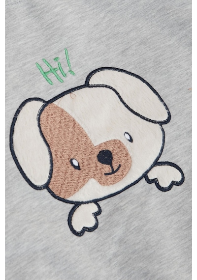 Breeze Erkek Çocuk Eşofman Takım Sevimli Köpekçik Nakışlı Kolu Cepli 1 - 4 Yaş Gri Melanj- Gri Melanj Breeze Erkek Çocuk Eşofman Takım Sevimli Köpekçik Nakışlı Kolu Cepli 1 - 4 Yaş Gri Melanj- Gri Melanj