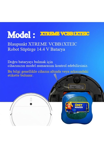 Blaupunkt Xtreme Vcbb1xteıc Robot Süpürge 6400 Mah Batarya
