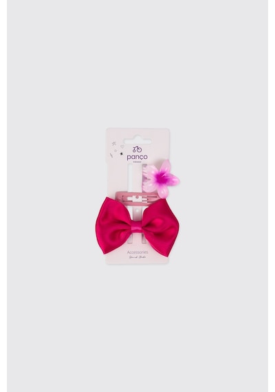 Panço Kız Çocuk Fuşya Toka Seti 2612gk09050 Pembe