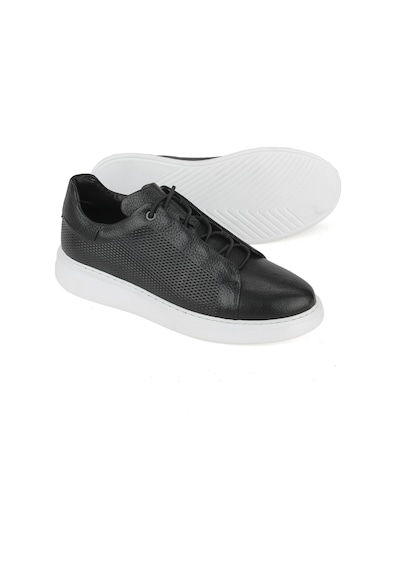 Ziya, Erkek Hakiki Deri Sneaker 1531026z8552 Siyah 1531026z8552 000 Siyah