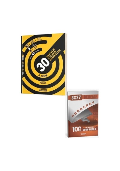 Hız 2027 6. Sınıf Türkçe 30 Haftalık Kazanım Denemeleri+ Anla Kazan Paragraf