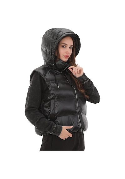 626518-01 Puma Shiny Puffer Vest Kadın Yelek Siyah 626518-01 Siyah