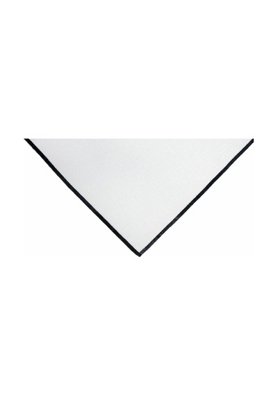 Porland Siyah Biyeli Runner 45x150 Cm, Beyaz Genel