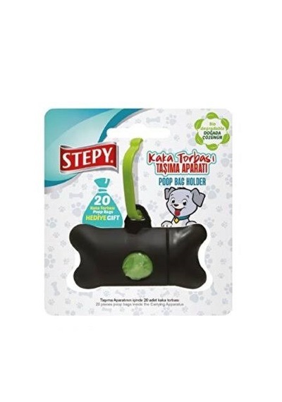 Stepy Tasmalı Köpek Kaka Torbası Taşıma Aparatı