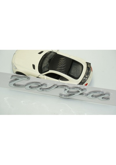 Dk Porsche Targa Bagaj 3m 3d Gümüş Krom Abs Yazı Logo Amblem
