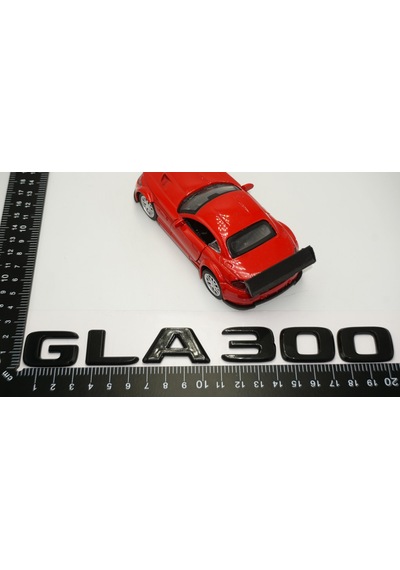 GLA 300 Bagaj Parlak Siyah ABS 3M 3D Yazı Logo