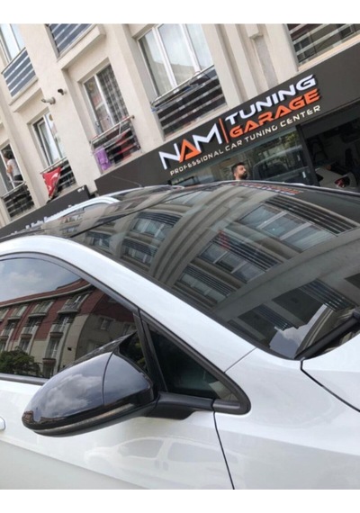 Vw Golf 7 Yarasa Ayna Kapağı 7,5 Batman Ayna Parlak Siyah