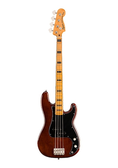 Squier 0374520592 Classic Vibe '70s Precision Bass Gitar Walnut Ceviz Rengi Akçaağaç Klavye Ve Vintage P-bass Tonu