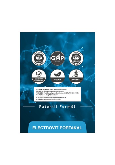 Electrovit Portakal Sodyum, Potasyum, Magnezyum İçeren Elektrolit Tozu 2 X 8 Saşe