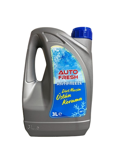 Autofresh Antifriz Mavi 3 Litre -37 Derece 3 Lt 4 Mevsim Korozyon Önleyici