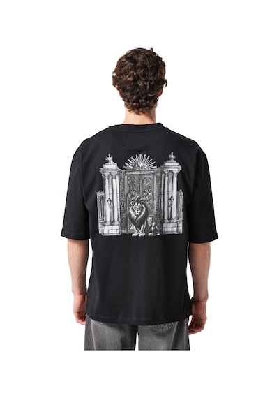 Gsstore X Midground Erkek T-shirt E251217 Siyah