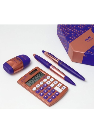 Milan Copper Kırtasiye Seti Mor 8740