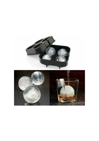 Buz Kalıbı - Silikon - Top 4'lü - 45 Mm Çok Renkli