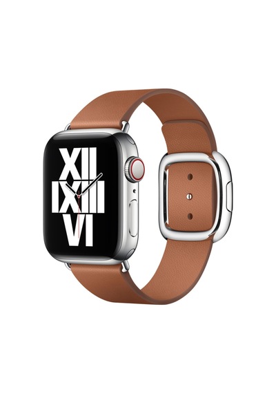 Ekılıf - Apple Uyumlu  Watch 42mm - Kordon Deri Kordon Krd-42 - Kahverengi