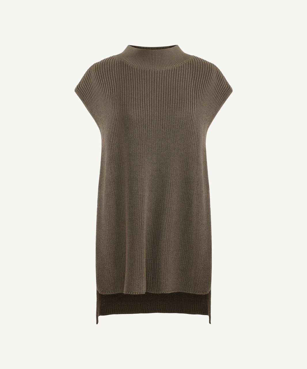 Yargıcı Regular Bisiklet Yaka Yelek 25kkyl6004x 007 Haki