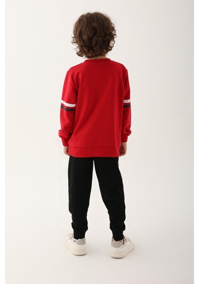 Mickey Mouse D4820-3 Çocuk  Kırmızı Eşofman Takımı