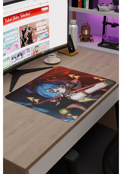 Xiangling Genshin Impact Anime Oyuncu V5 - 48x40 Xl Gaming Mouse Pad Fare Altlığı