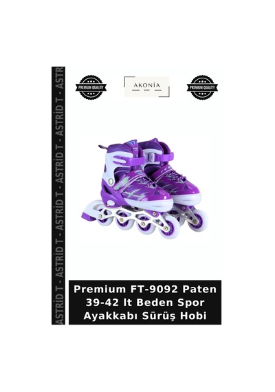 Premium Ft-9092 Paten 39-42 Lt Beden Spor Ayakkabı Sürüş Hobi Çok Renkli