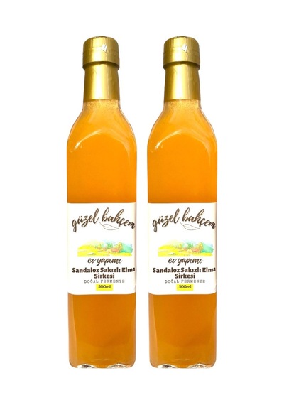 Güzel Bahçem Sandaloz Sakızlı Elma Sirkesi 2 x 500 ML