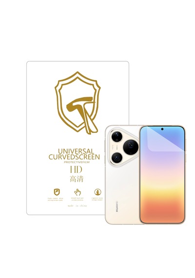 Microcase Huawei Pura 90s Pro Max Global İle Uyumlu Full Tpu Nano Ön Ekran Koruma Filmi - Ekm101
