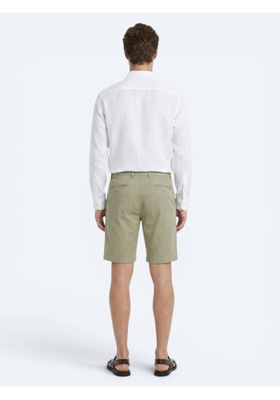 Kip Yeşil Düz Kumaş Jogging Fit Casual Bermuda